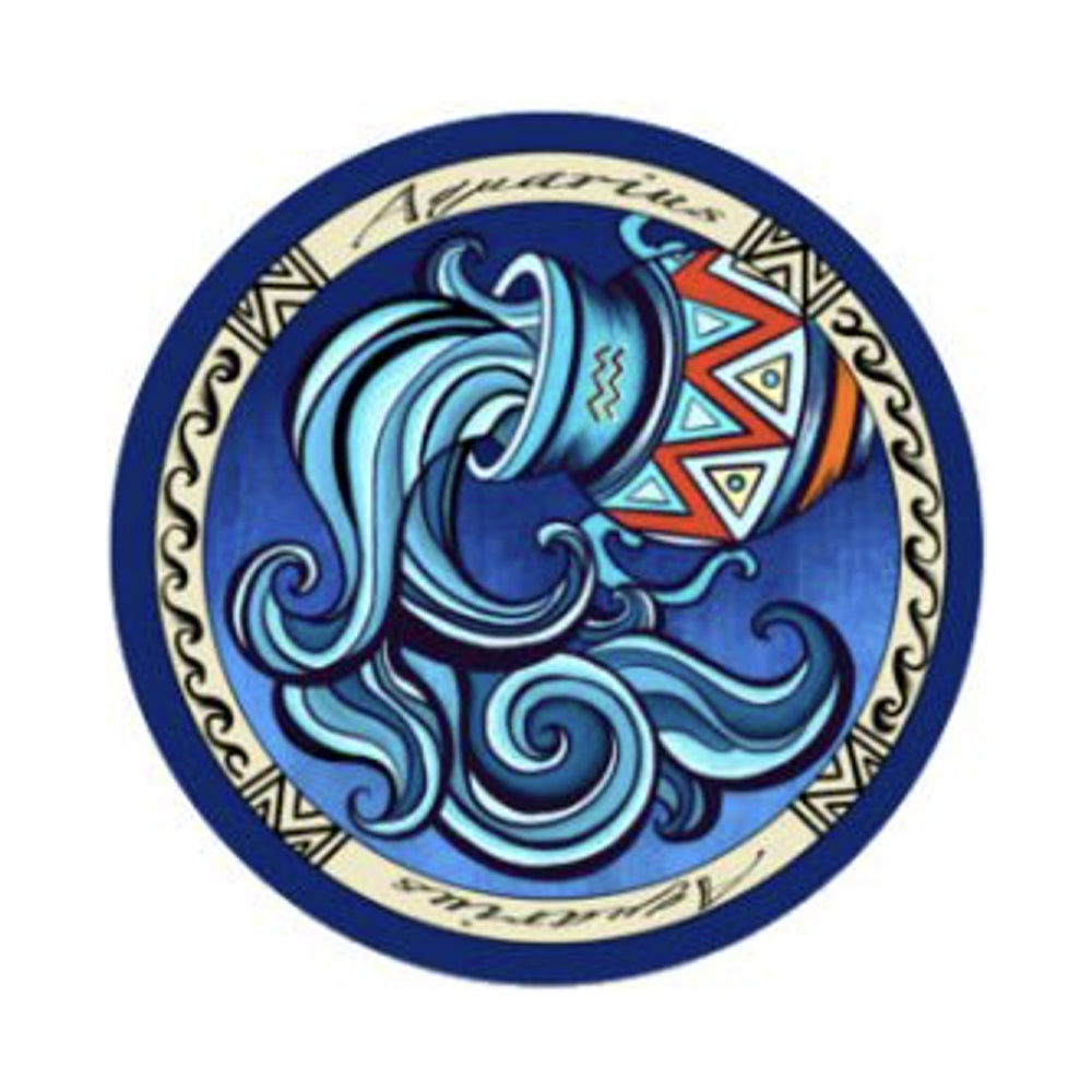 Zodiac Aquarius Sticker
