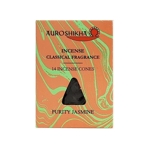 Auroshikha Purity Jasmine Incense Cones