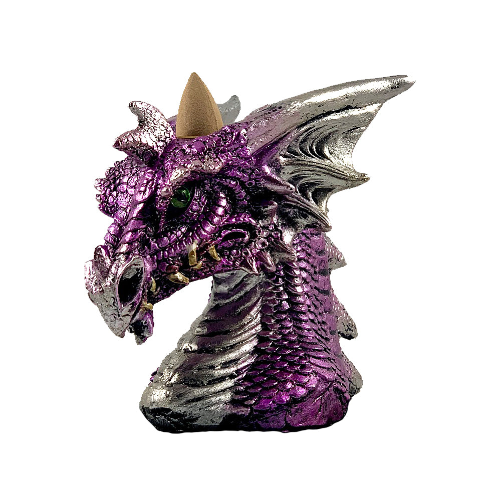 Purple Dragon Head Backflow Cone Burner