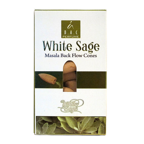 Balaji White Sage Masala Backflow Incense Cones