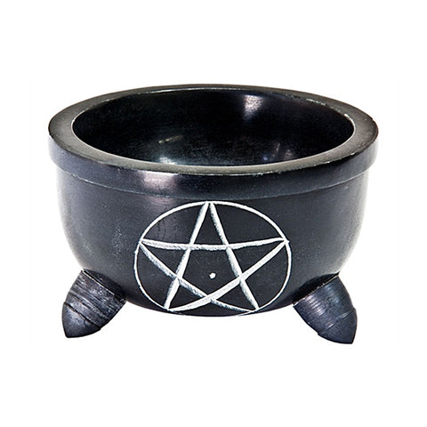 Pentacle Carved Charcoal Burner