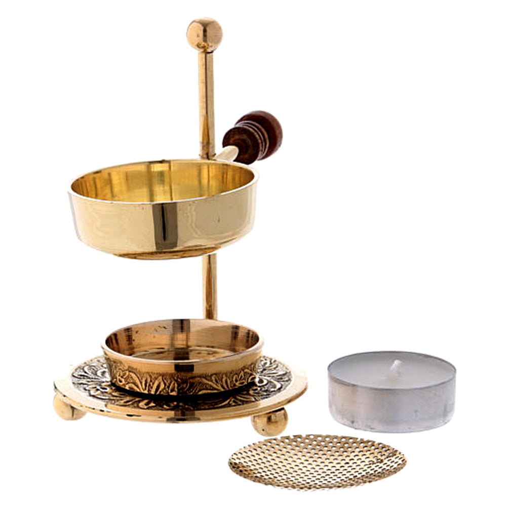 Brass Resin Incense Burner, Fully Adjustable, Beautifully Detailed - N –  Lizzy Lane Farm Apothecary