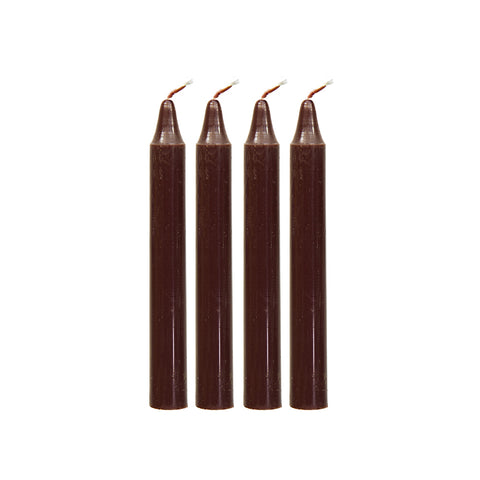 Mini Ritual Candle - Brown (Set of 4)