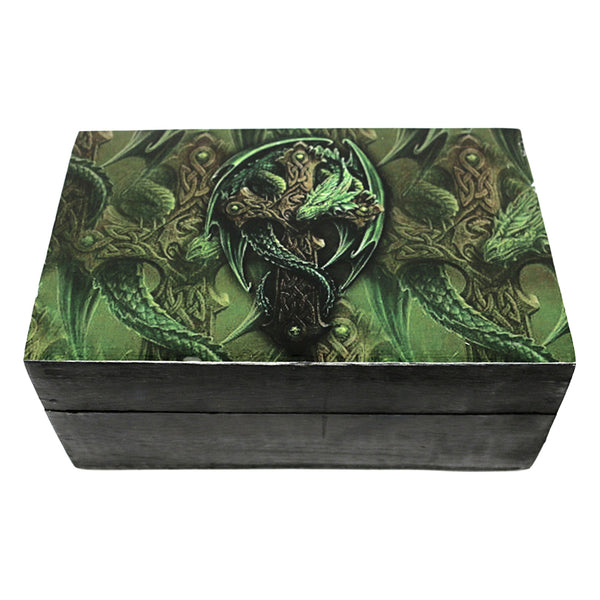 Celtic Cross with Dragon Wooden Box