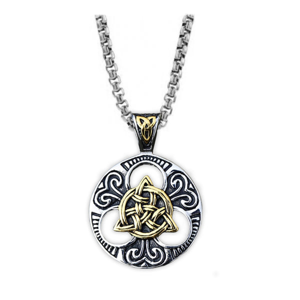 December Birthstone Trinity Knot Necklace | Celtic Cross Online