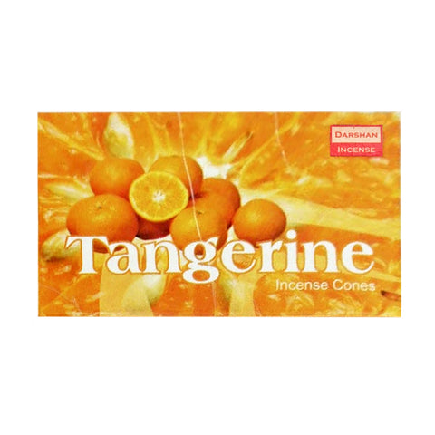 Darshan Tangerine Incense Cones