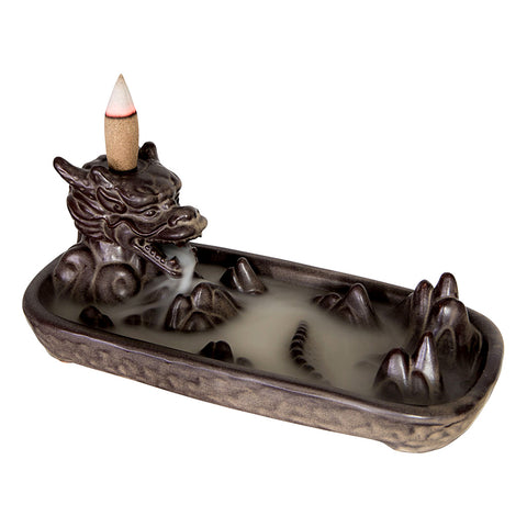 Dragon Head Ceramic Backflow Incense Burner