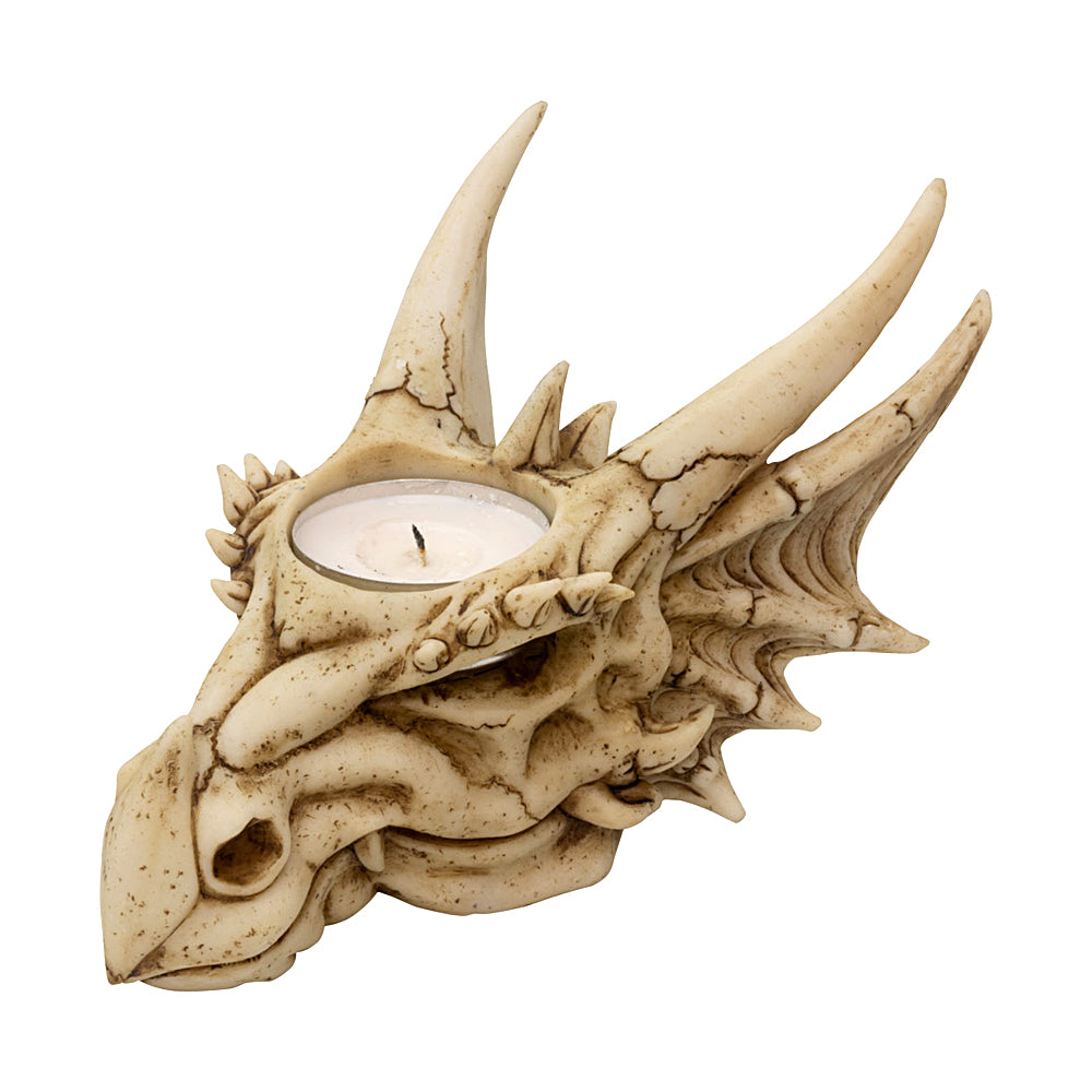 Dragon Skull Tea Light Holder
