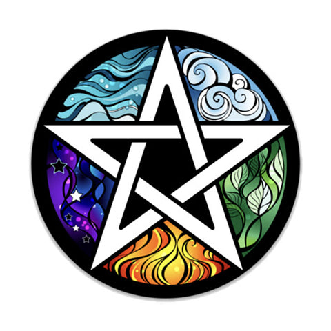 Elemental Pentagram Sticker