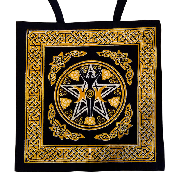 Earth Goddess Pentacle Tote Bag