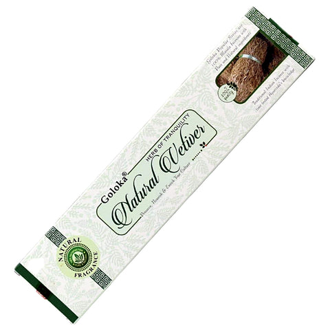 Goloka Natural Vetiver Incense Sticks