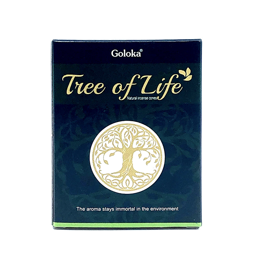 Goloka Tree of Life Incense Cones (Black Series)