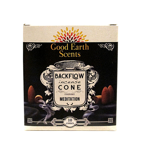Good Earth (Soul Sticks) Meditation Backflow Incense Cones