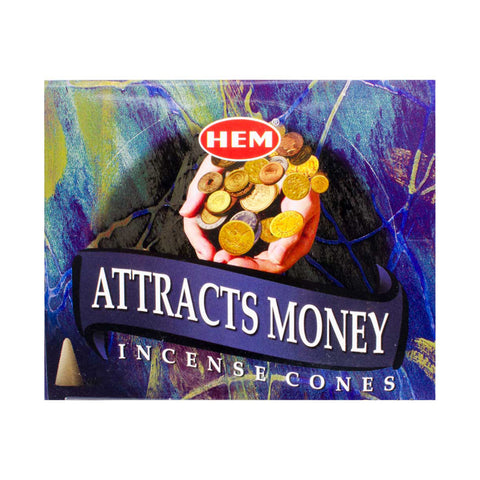 HEM Attracts Money Incense Cones