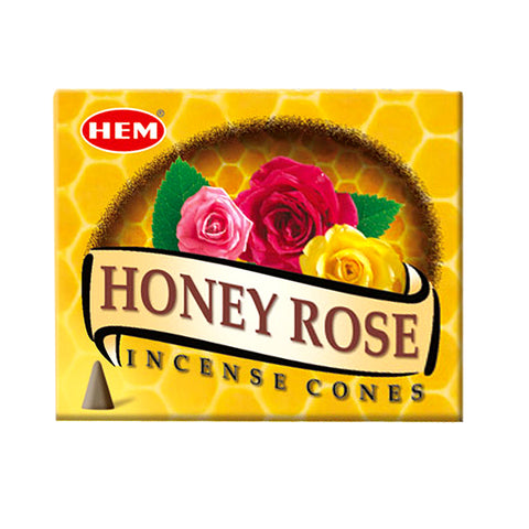 HEM Honey Rose Incense Cones