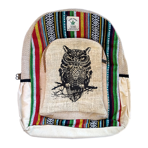 HEMP Owl Backpack
