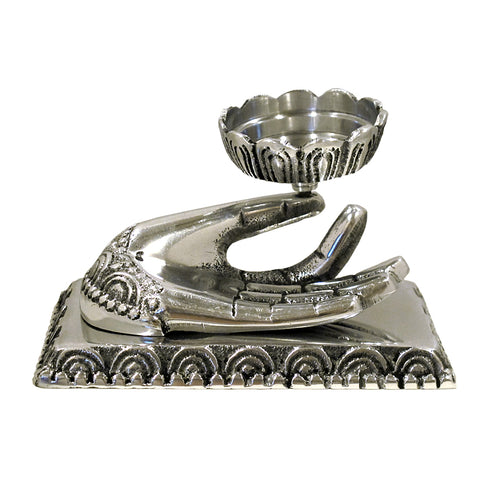 Hand of Compassion Metal Burner