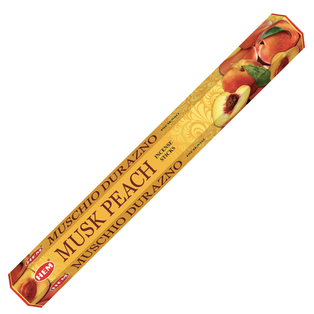 Hem Musk Peach Incense Sticks