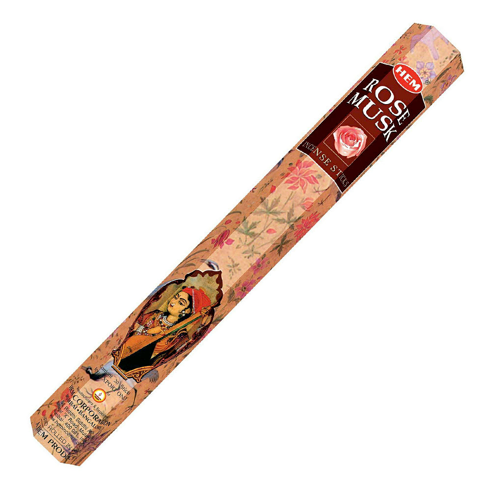 Hem Rose Musk Incense Sticks
