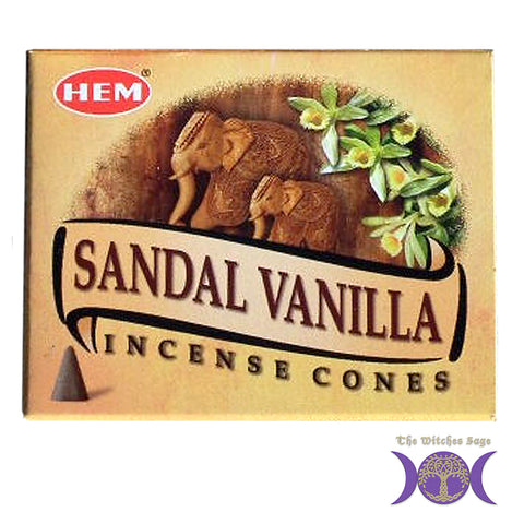 Hem Sandal-Vanilla Incense Cones