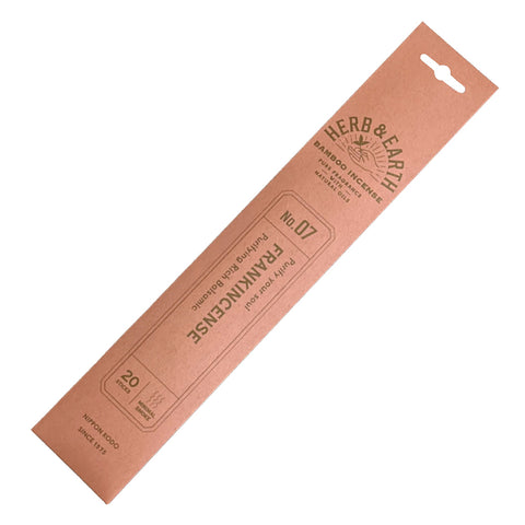 Herb & Earth Frankincense Bamboo Incense Sticks