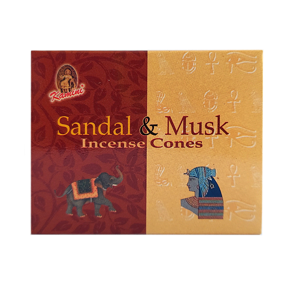 Kamini Sandal & Musk Incense Cones