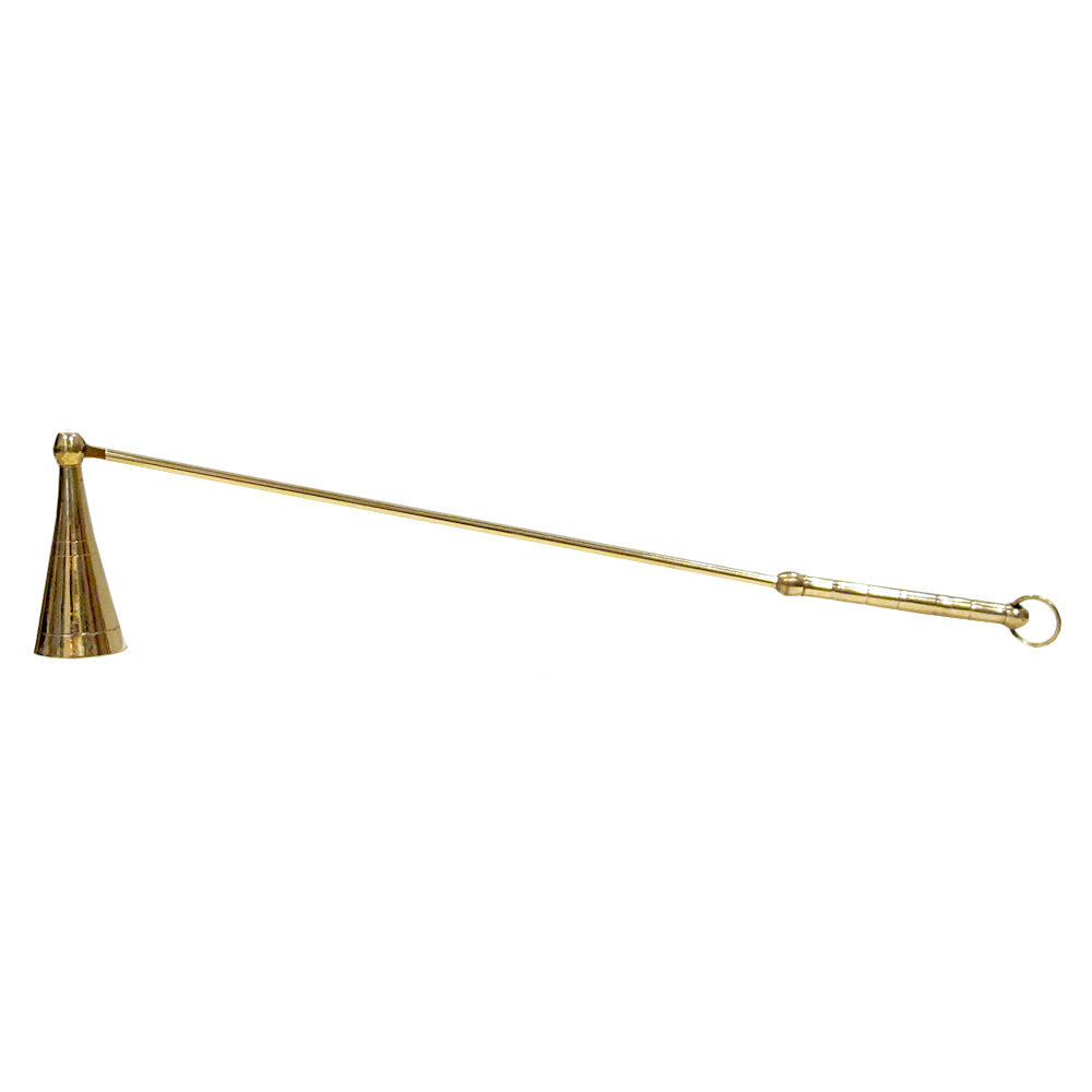 Long Brass Candle Snuffer 12"