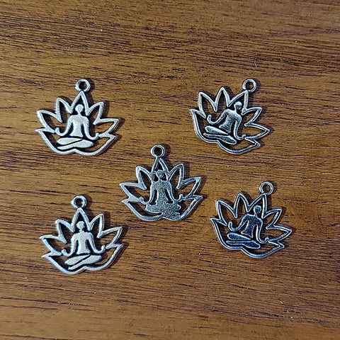 Lotus Yoga Charms