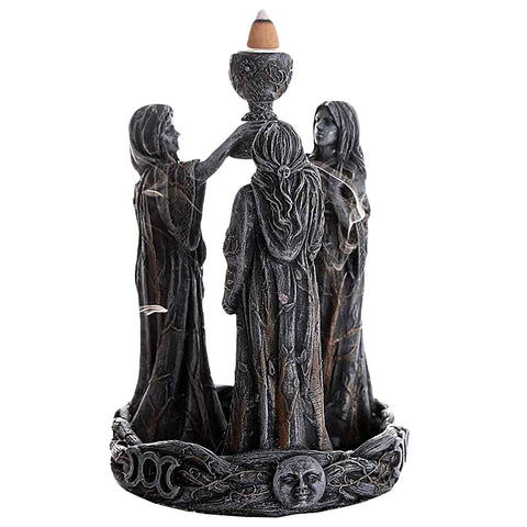 Mother Maiden Crone Backflow Incense Burner