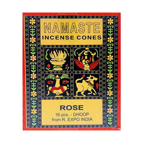 Namaste Incense Cones - Rose
