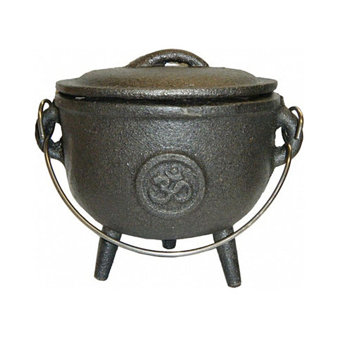 Cast Iron Cauldron - Om 4.5"