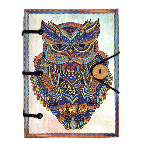 Owl Printed Hardcover Journal