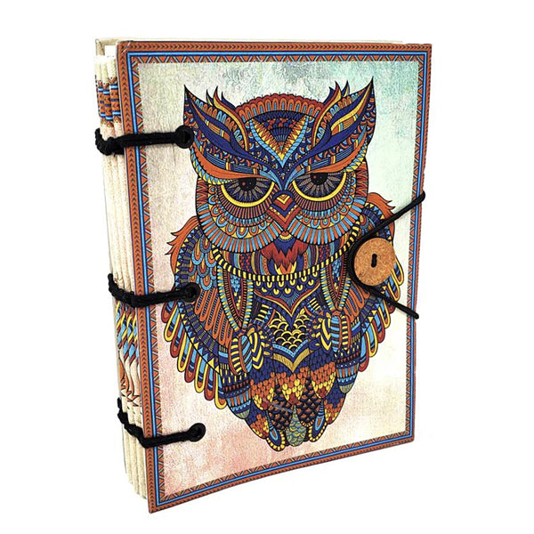 Owl Printed Hardcover Journal