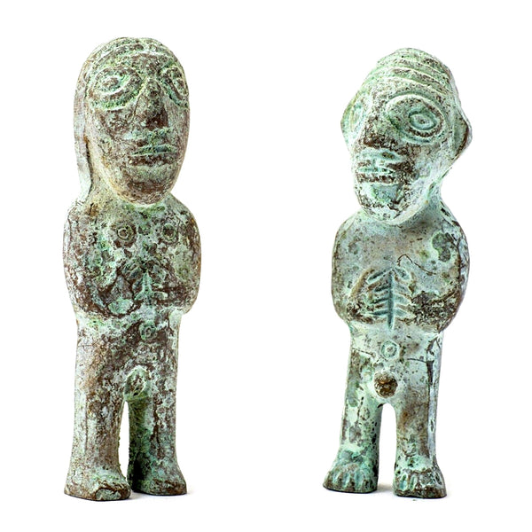 Pachamama & Pachapapa Brass Figurines