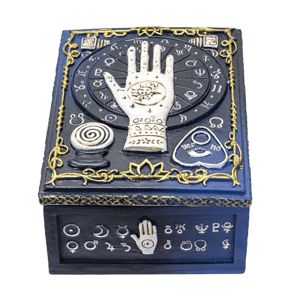 Tarot Pattern Box Palmistry Divination Tarot Box – The Witches Sage LLC