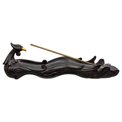 Peacock Ceramic Incense Burner