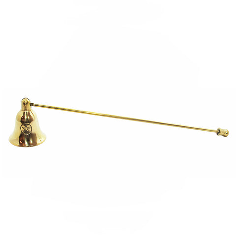 Pentacle Brass Candle Snuffer 11"