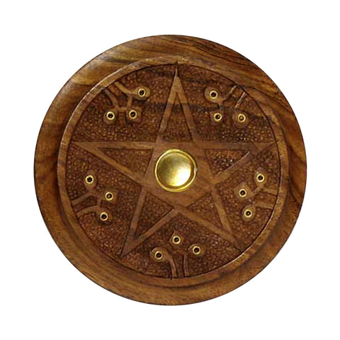 Pentacle Wooden Burner