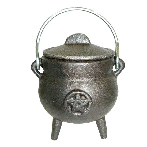 Cast Iron Cauldron - Pentacle 3.5"