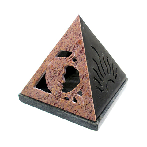 Sun & Moon Pyramid Cone Burner