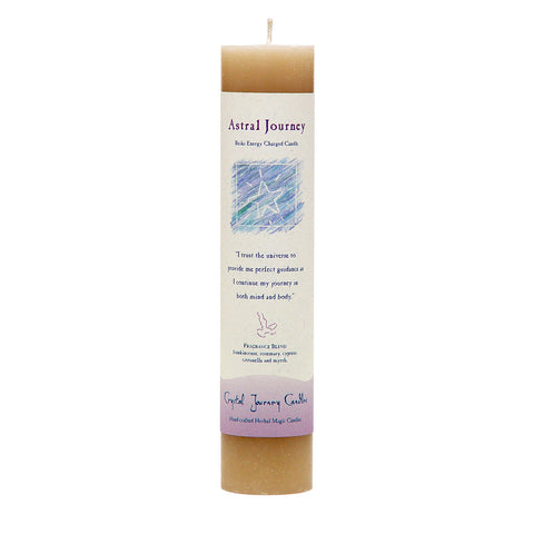 Reiki Herbal Pillar Candle Astral Journey