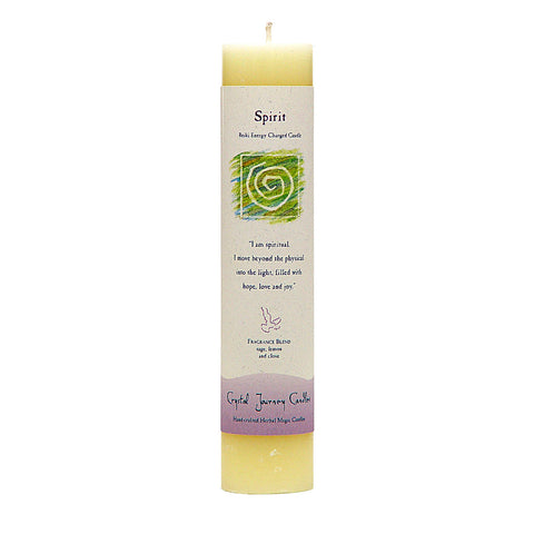 Reiki Herbal Pillar Candle Spirit