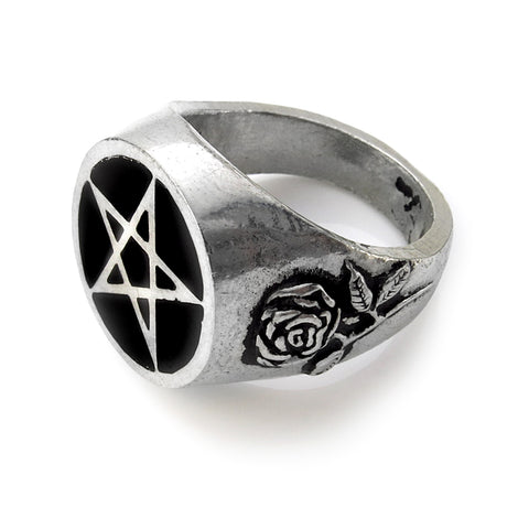 Roseus Pentagram Ring