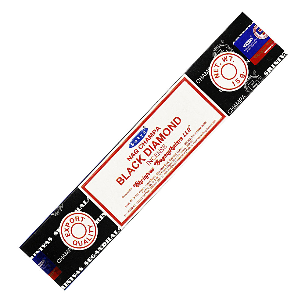 Satya Black Diamond Incense Sticks 15g
