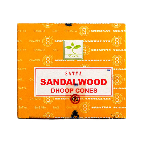 Satya Sandalwood Dhoop Incense Cones
