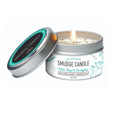 White Sage & Eucalyptus Smudge Candle