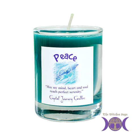 Soy Herbal Filled Votive - Peace