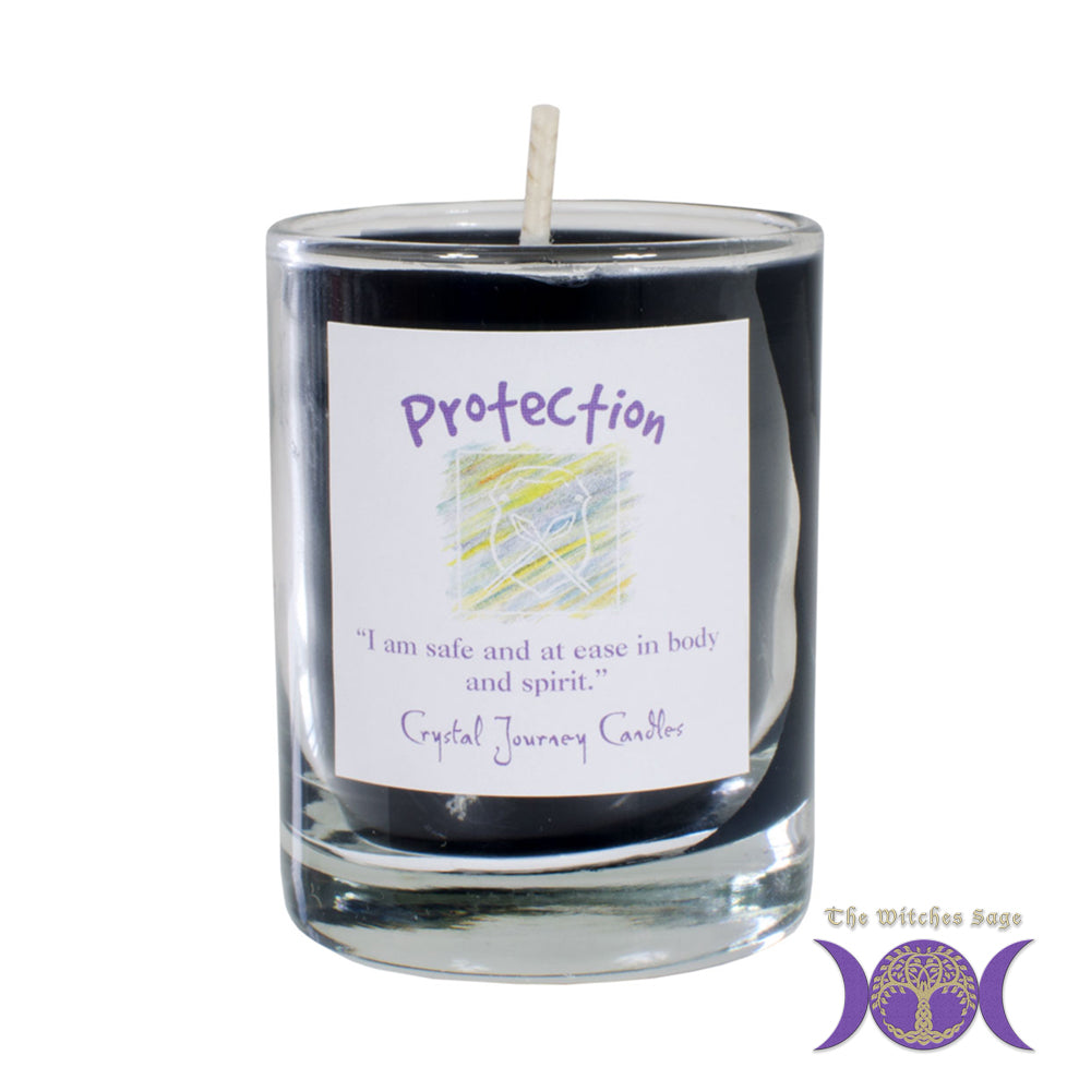 Soy Herbal Filled Votive Candle - Protection