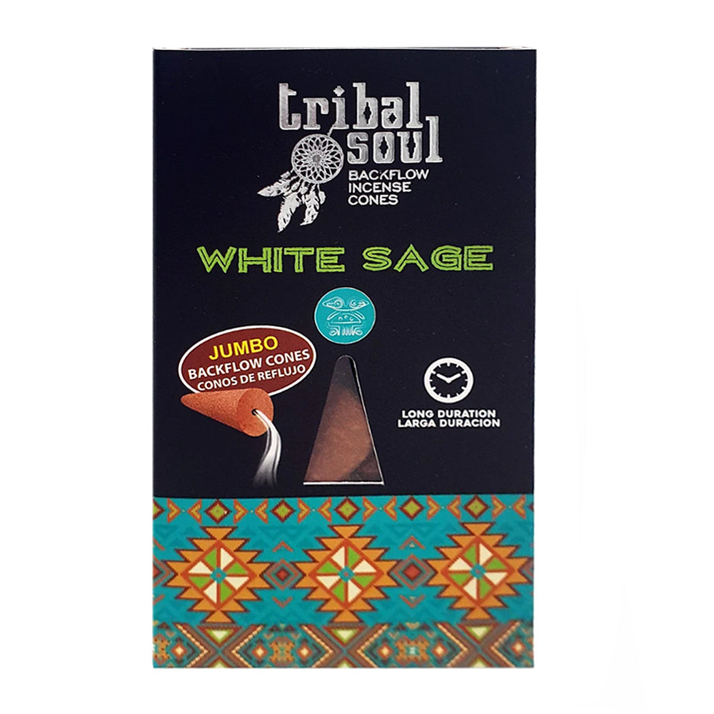 Tribal Soul White Sage Backflow Cones