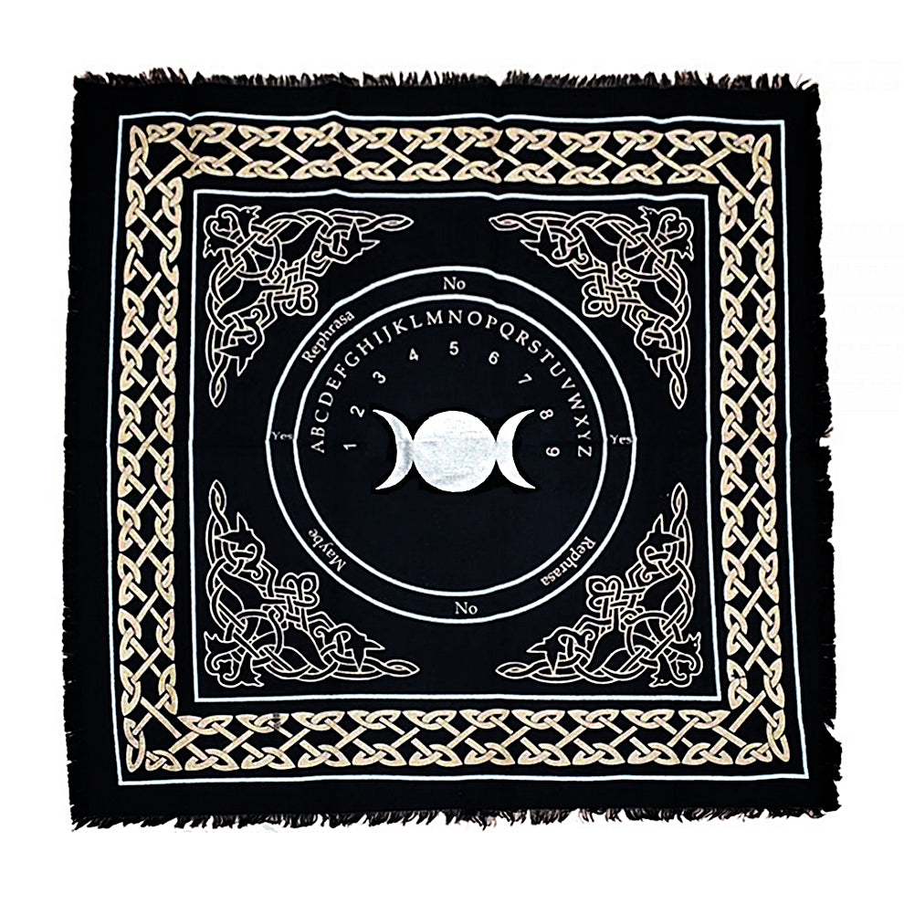 Triple Moon Ouija Board Altar Cloth